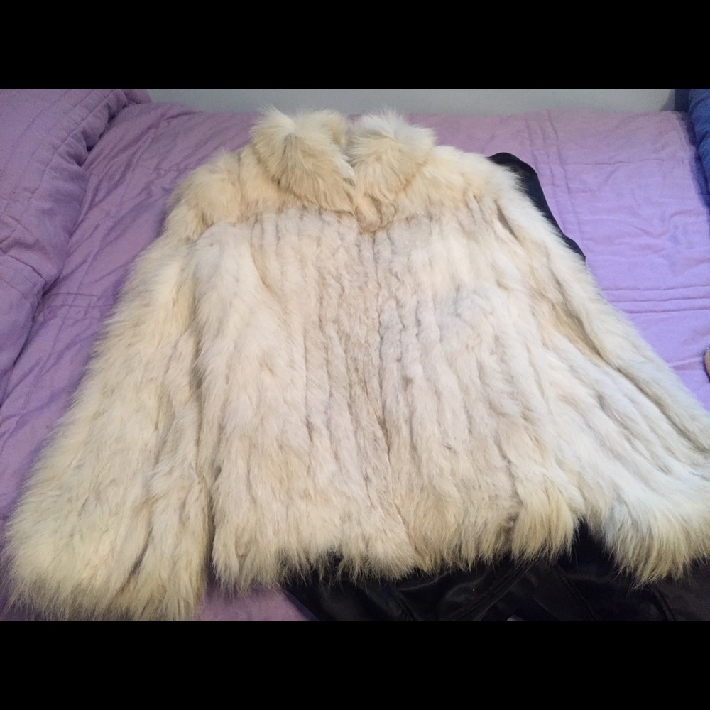 SAGA Blue Fox fur jacket.